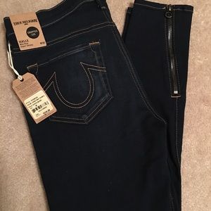 True Religion - Halle Mid Rise Super Skinny Jeans